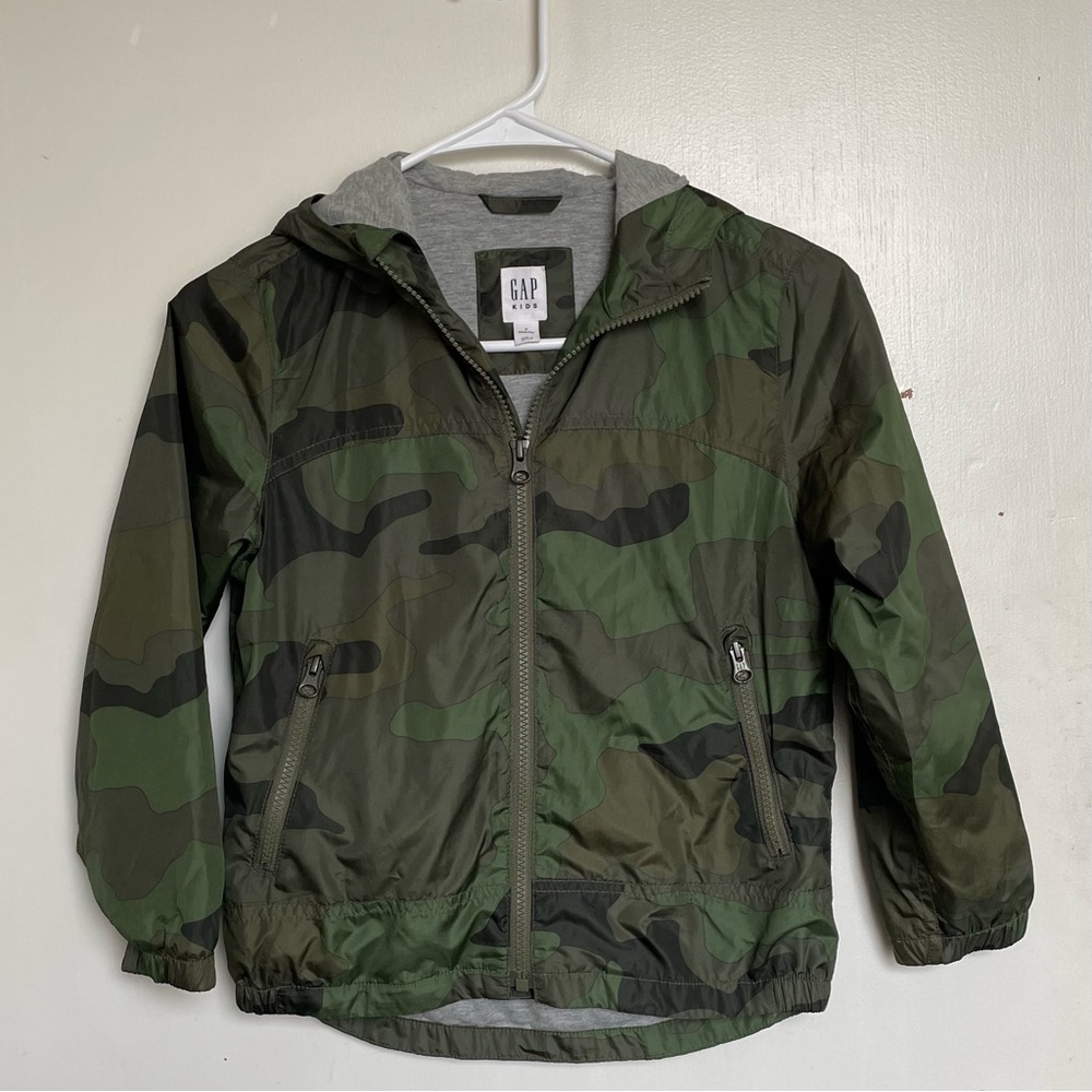 Gap kids Jacket camo windbreaker